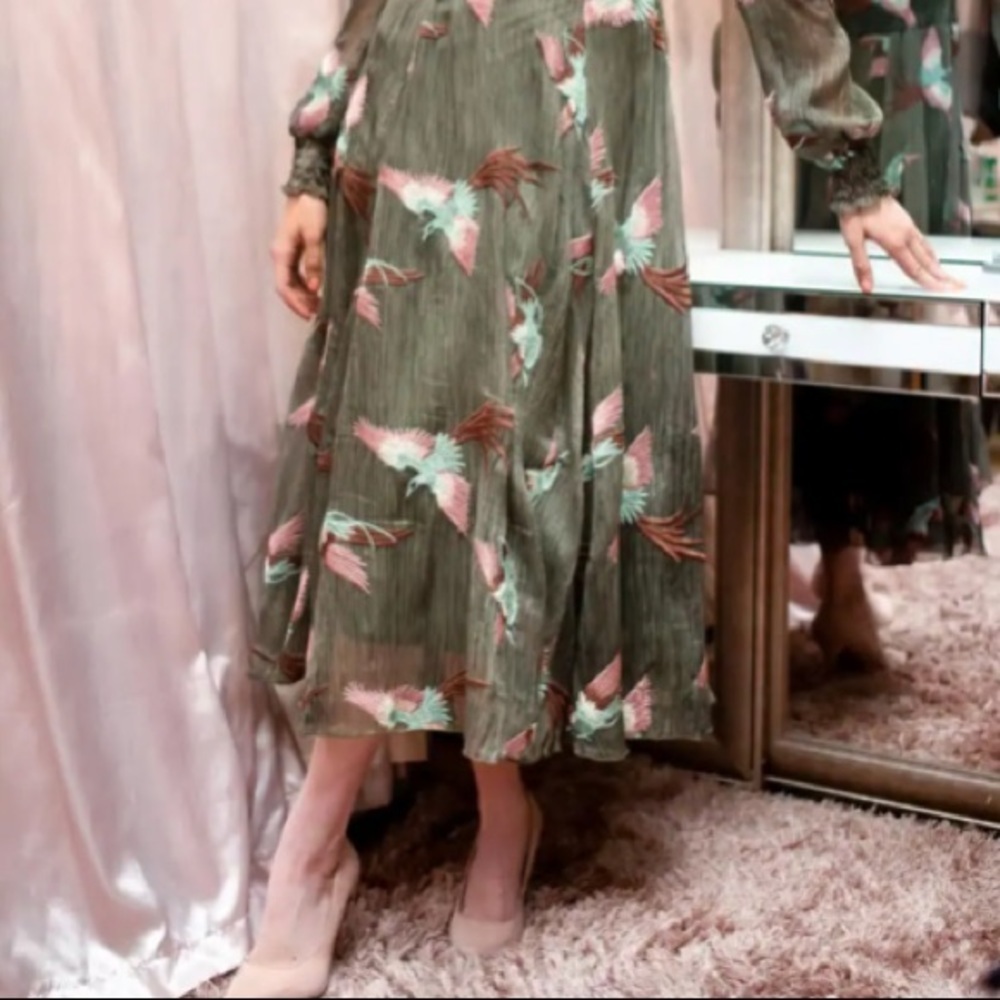Anthropologie Eva Franco heron Daniella skirt